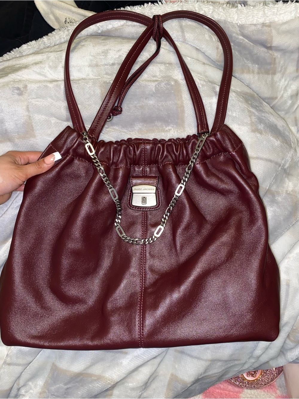 👜BRAND NEW Marc Jacobs The Cristina Shoulder Leather Bag👜